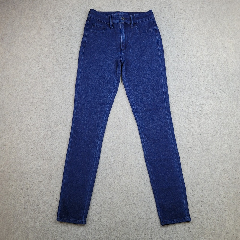 Lucky Brand Bridgette Skinny Womens 2/26 Ankle‎ Blue Medium Wash Mid Rise 25x28
